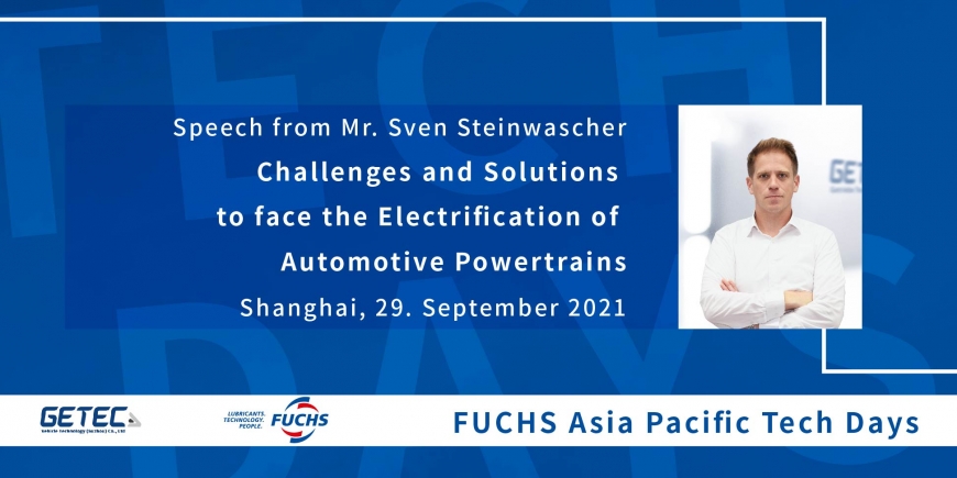 Promoting sustainable development — GETEC invited to participate in FUCHS Technology Day