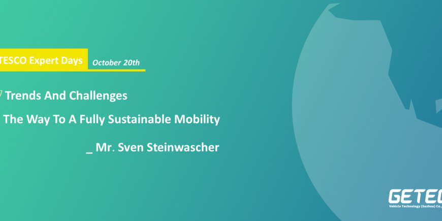 TRENDS AND CHALLANGES ON THE WAY TO FULLY SUSTAINABLE MOBILITY